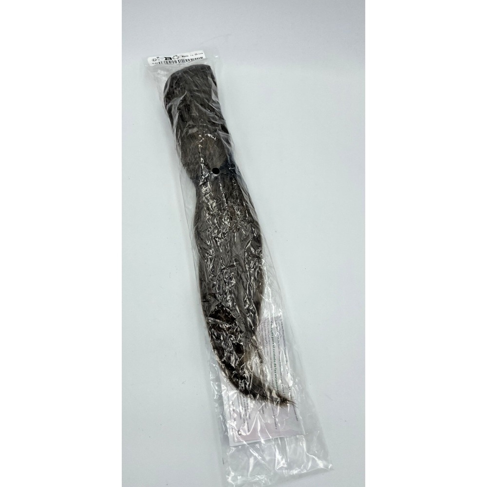 New Ponytail Hair Extension Drawstring w/Clip Combs Straight Hair Bun Brown
